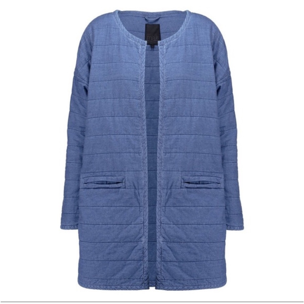 Minus Scandinavian Abisha Quilted Jacket MEDIUM Blue